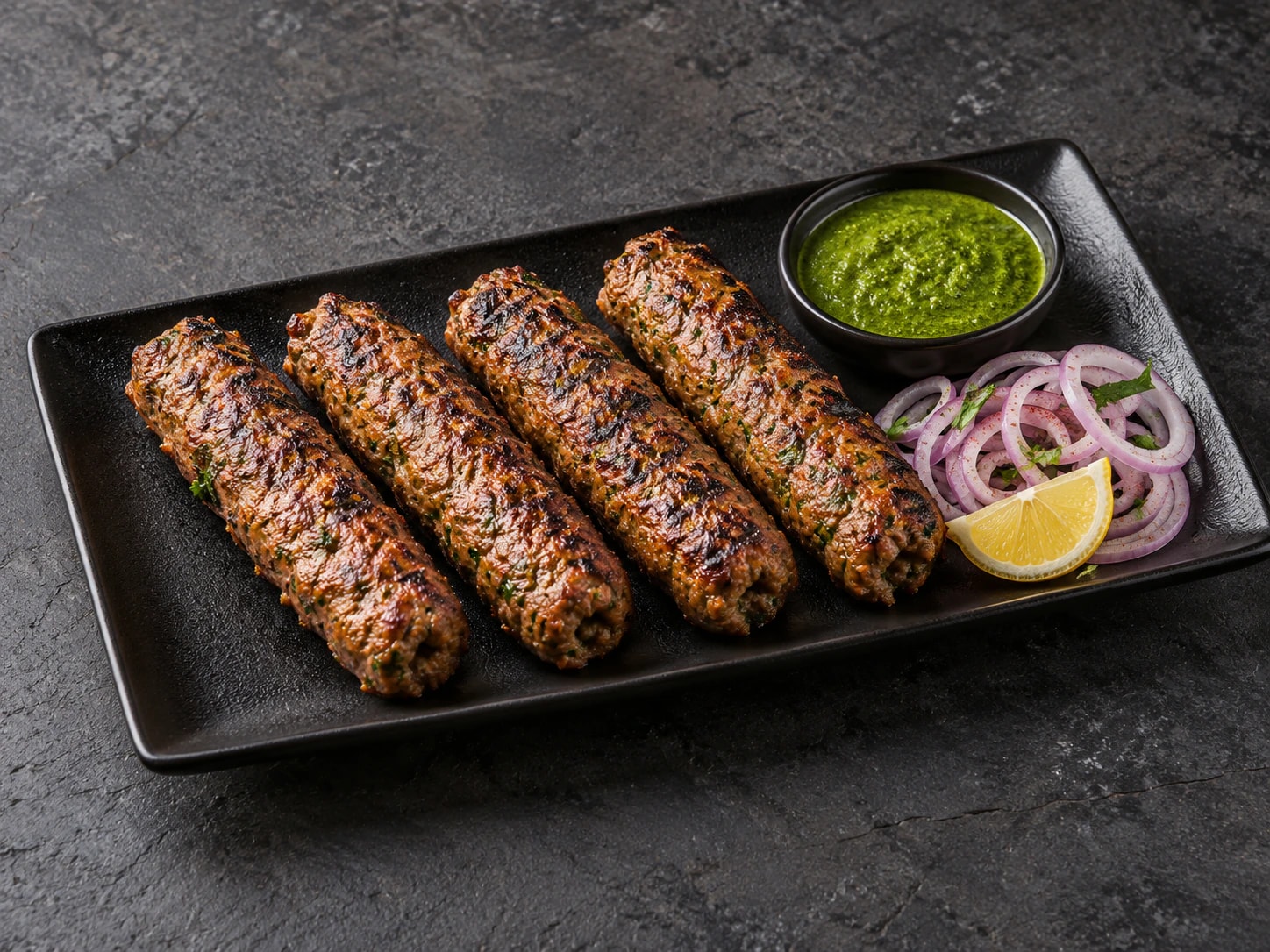 Lamb Seekh Kebab (4 pcs)