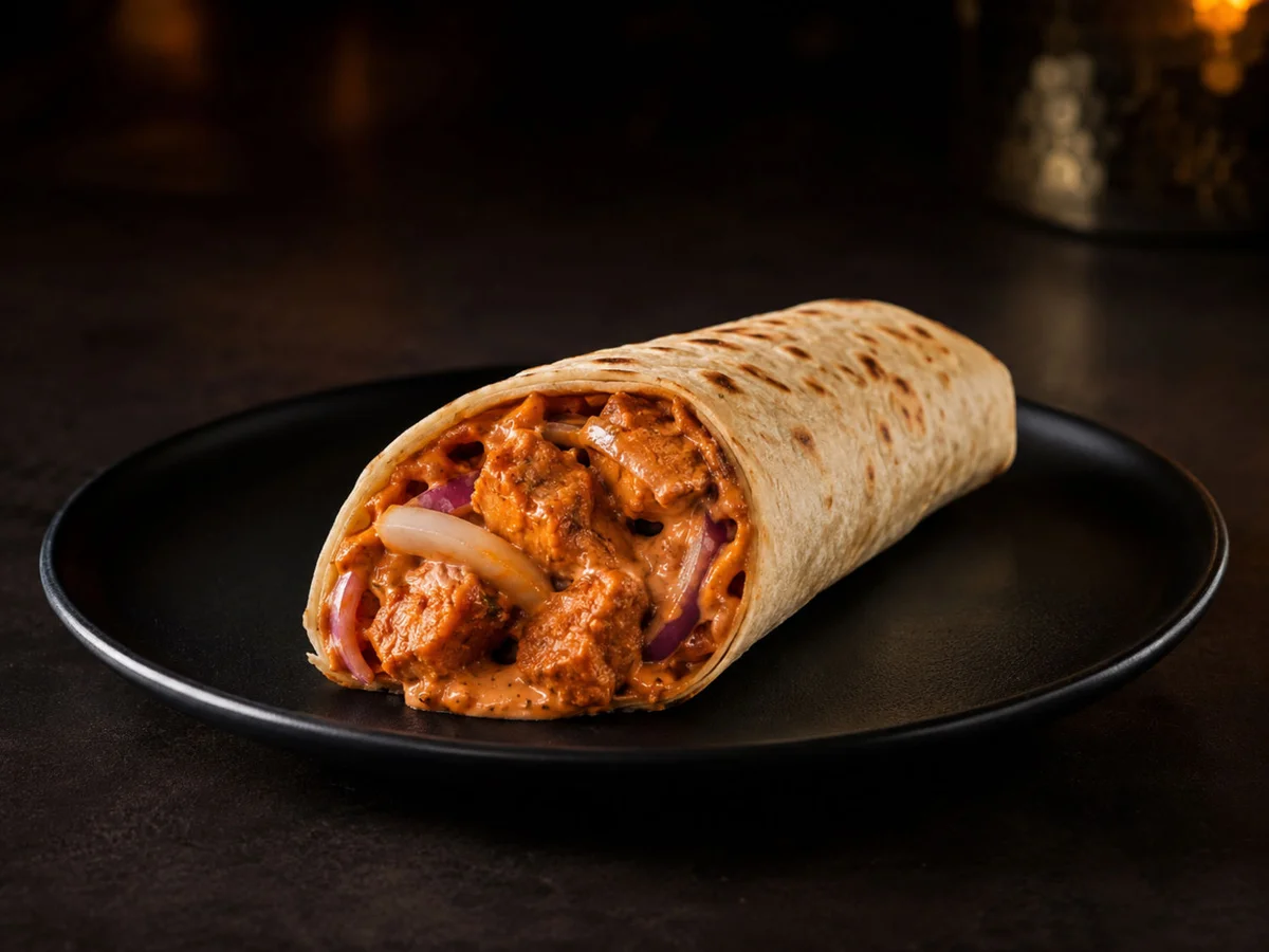 Butter Chicken Wrap